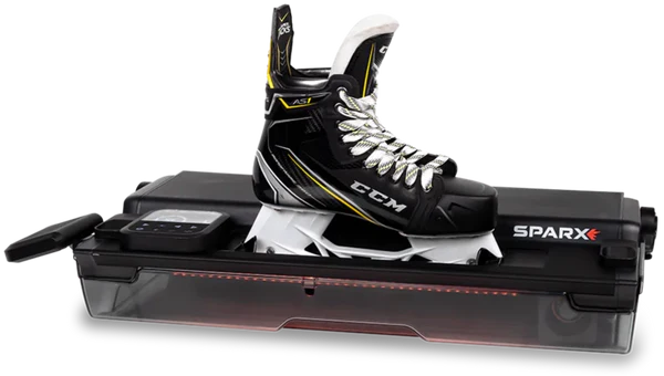 Sharpening Hockey Skates VS Sparx Machine