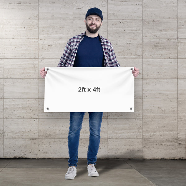 Custom Banners_2x4ft at Daves Sports Shop
