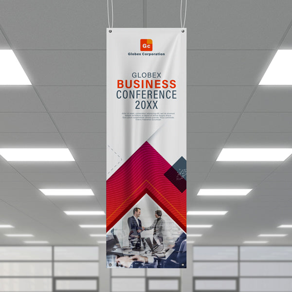 Custom Banners Vertical in Daves Sports Shop