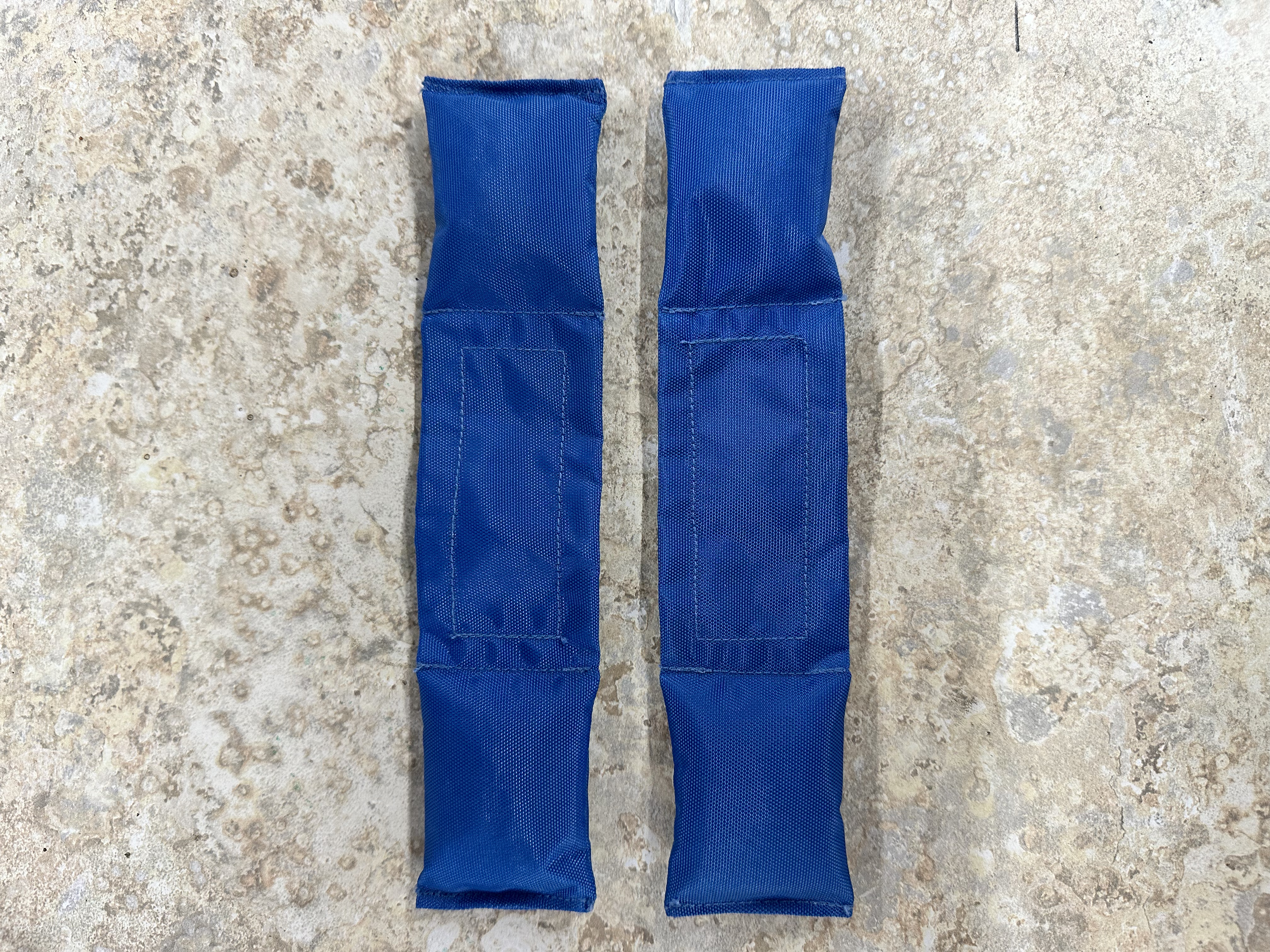 Premium Royal Blue Long Neck Football Referee Bean Bag | Pack of 2 Officials Throw Down Spot Marker