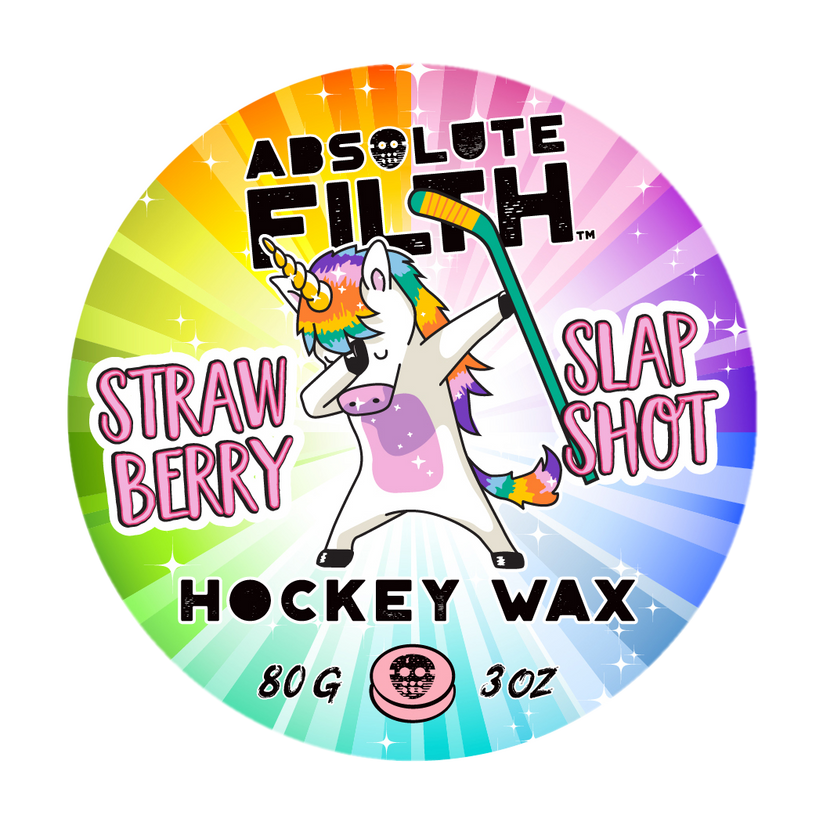 Absolute Filth Strawberry Slapshot Trans Hockey Wax 80G 30z