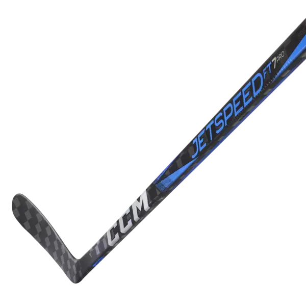 CCM Black Jetspeed FT7 Pro Hockey Stick Blue