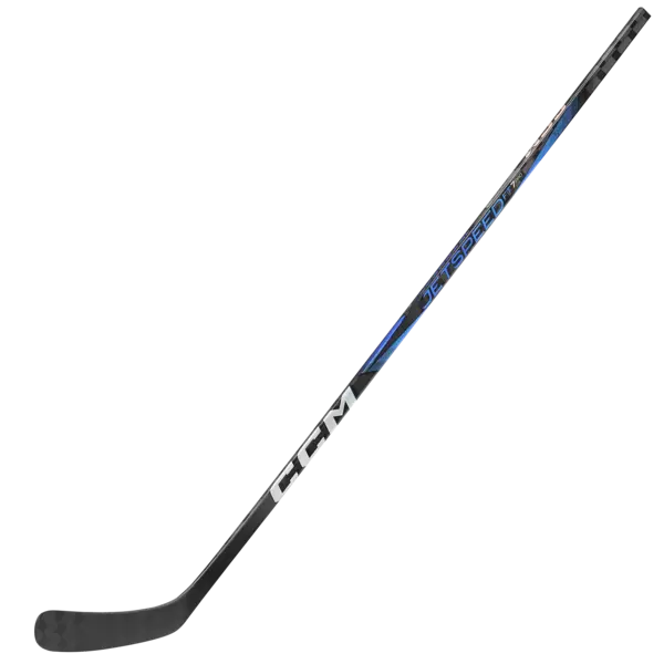 CCM Black Jetspeed FT7 Pro Hockey Stick Blue Full