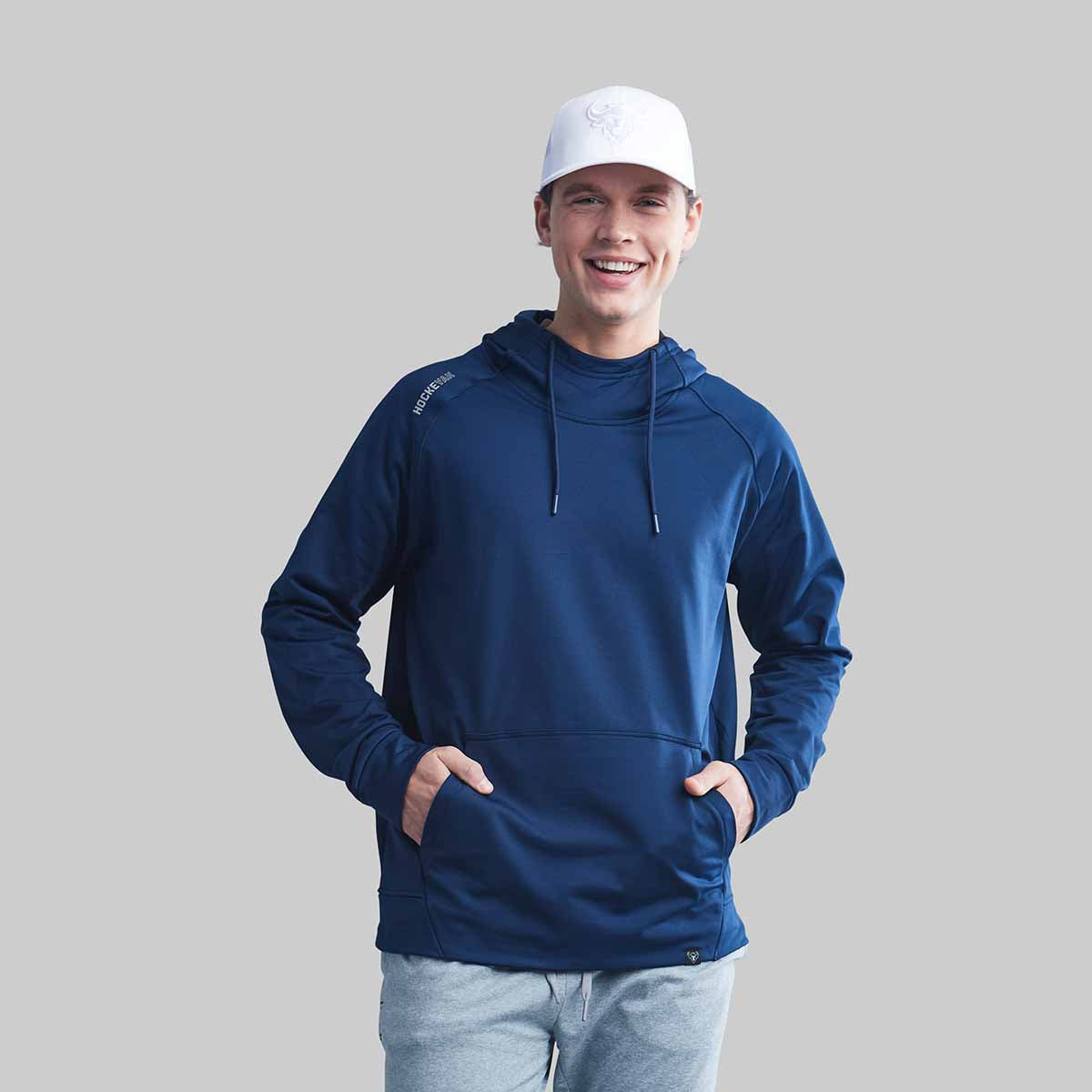 HockeyYak - PLAYMAKER HOODIE- NAVY