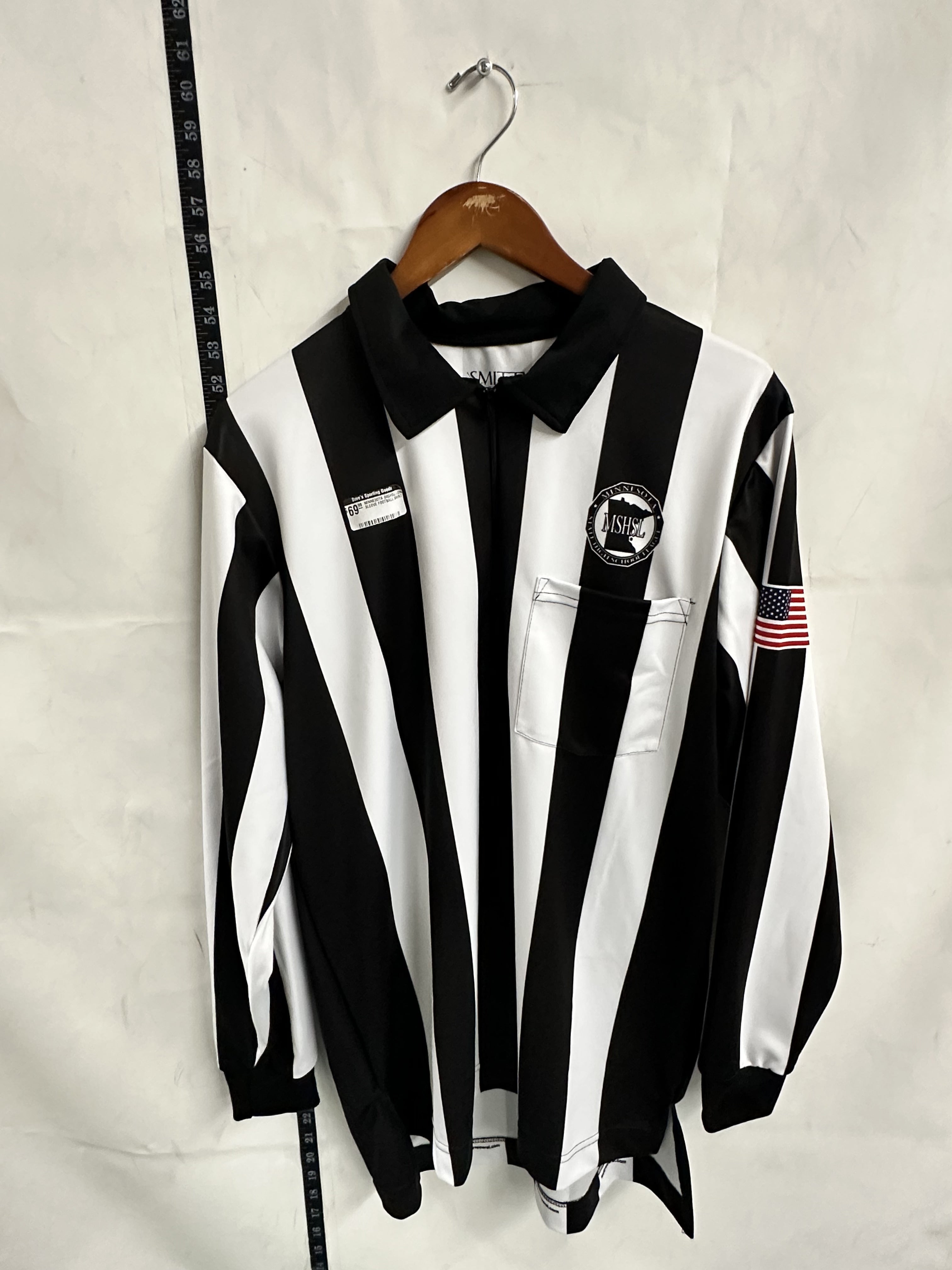 Smitty MSHSL Long Sleeve Football Referee Shirt
