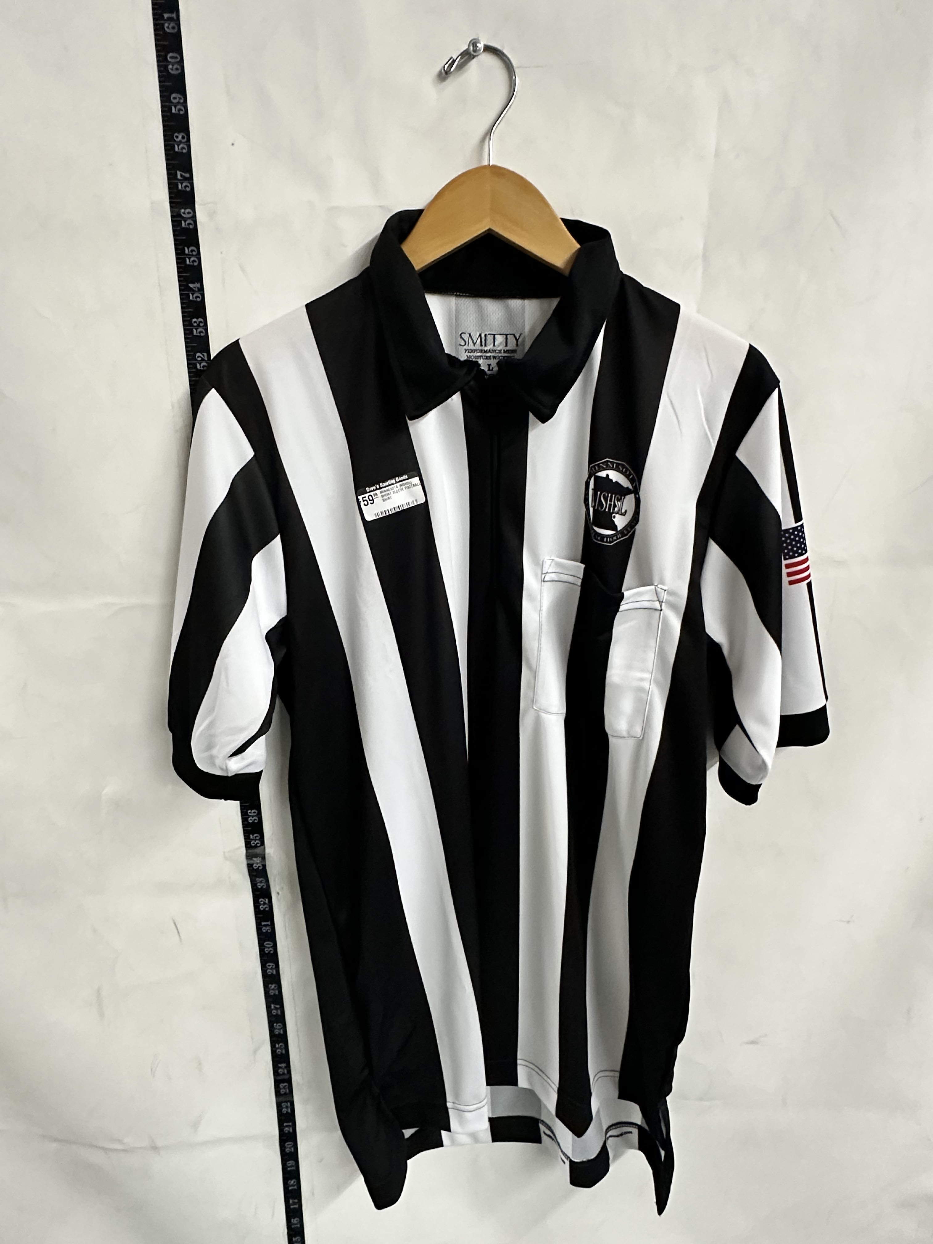 Smitty MSHSL Short Sleeve Football Referee Shirt