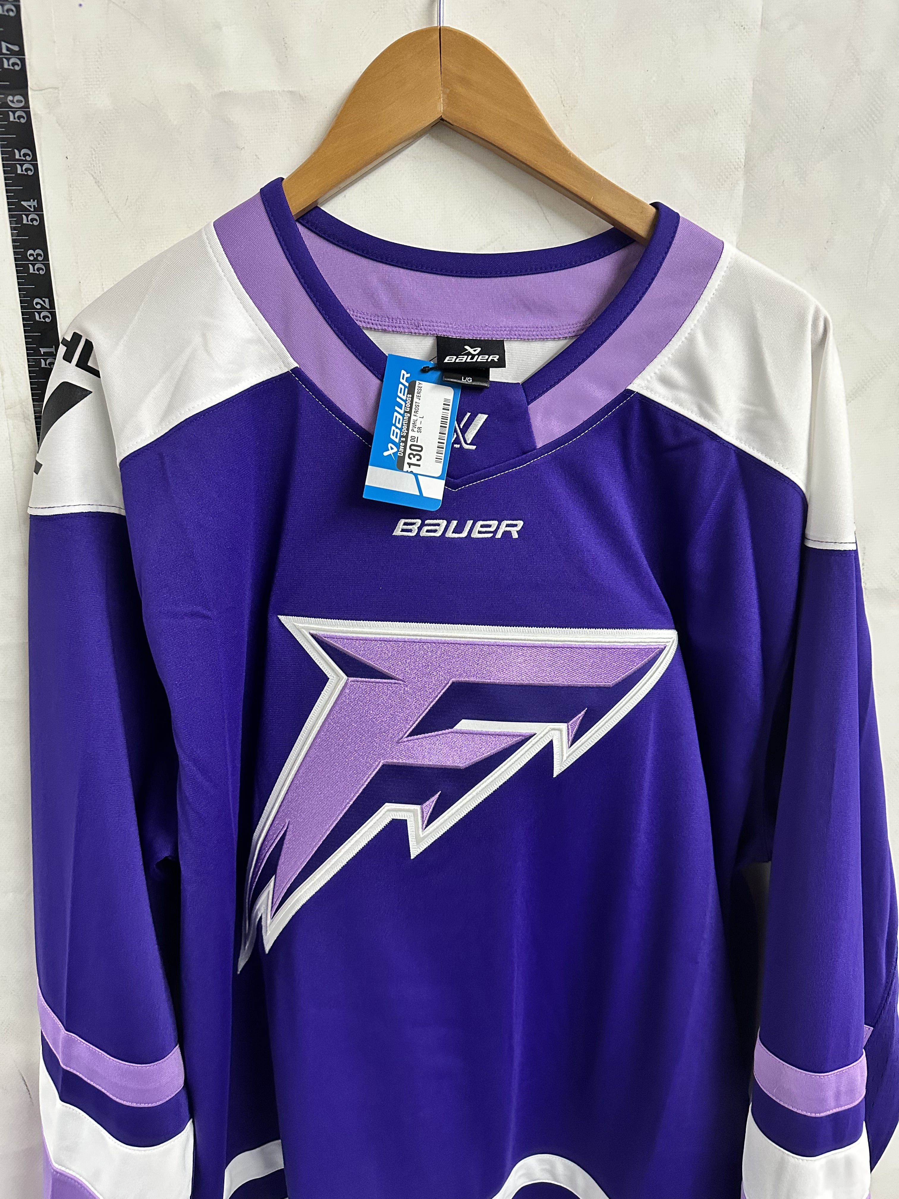 PWHL Frost Bauer Replica Hockey Jersey – Purple – Large