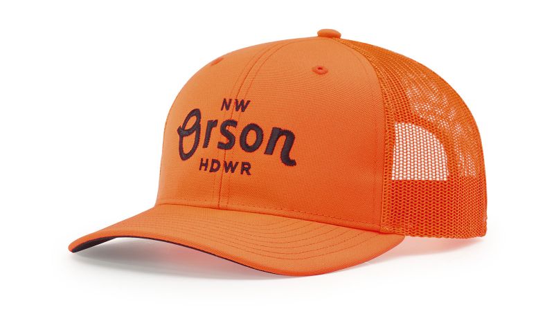 Richardson Cap Orange Front